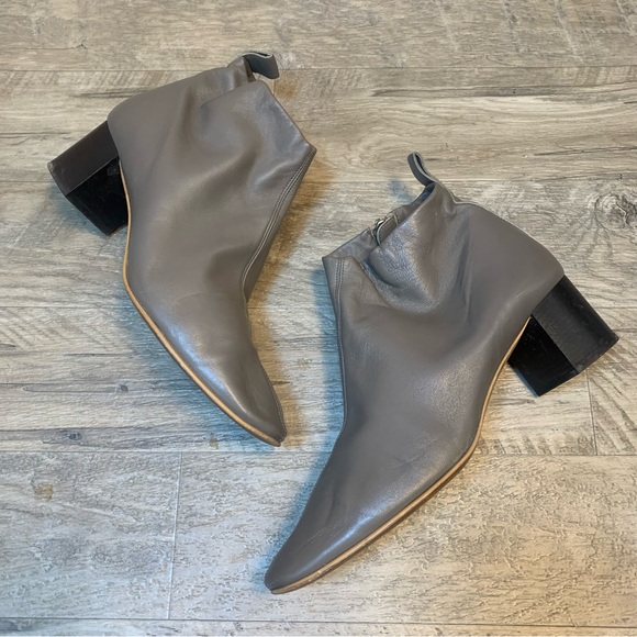 Everlane Shoes - Everlane The Day Boots Leather Block Heel